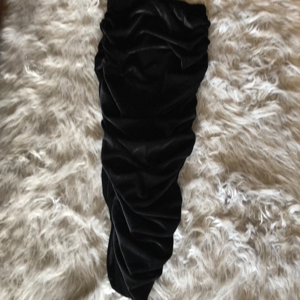 “Black Velvet Cake” Midi Skirt